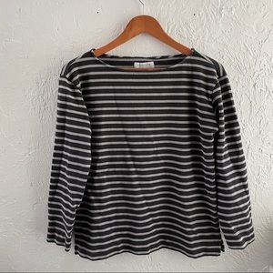 Everlane Boxy Boat Neck Shirt